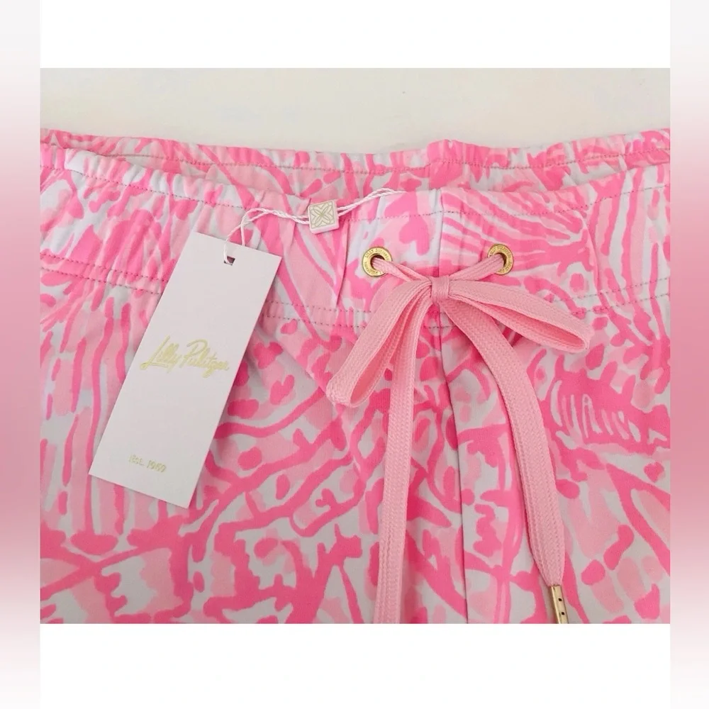 Lilly Pulitzer Kylar 5” Shorts-Pelican Pink Sea Cups-NWT - Picture 10 of 10